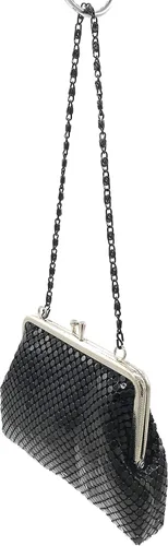 Miniatura 5 de Bolso de malla metálica de embrague de mujer XS Cadena de transporte de mano para cóctel, fiesta, baile de graduación, banquete de boda