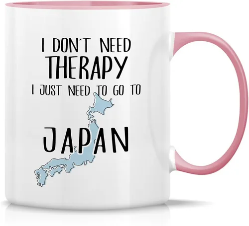 Miniatura 7 de Retreez Divertida taza japonesa de 11 onzas con texto en inglés «Just Need To Go To Japan Tokyo Lover – Sarcasmo Sarcasmo motivacional inspirador