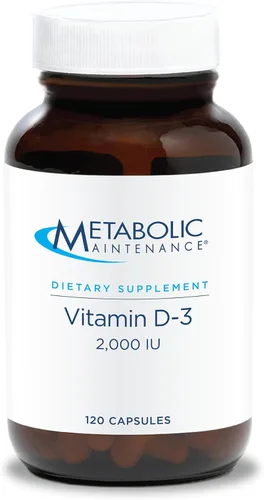 Miniatura 7 de Metabolic Maintenance Vitamina D3 10000 UI - Proporciona 250 mcg de vitamina D3 - Apoya la fuerza ósea, el equilibrio inmunológico y el bienestar