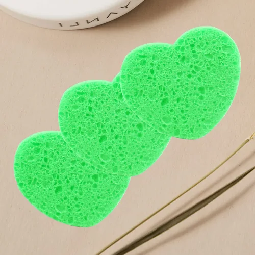 Miniatura 2 de 50 esponjas faciales comprimidas, esponja facial de celulosa 100% natural, esponjas cosméticas profesionales de spa para limpieza facial, mascarilla