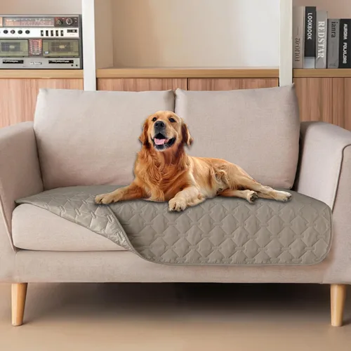 Miniatura 96 de gogobunny Manta 100% Impermeable de Doble Cara para Perros, Cubierta Suave para Cama de Mascotas, Reversible, Protege Muebles, Sillón, Sofá, Coche