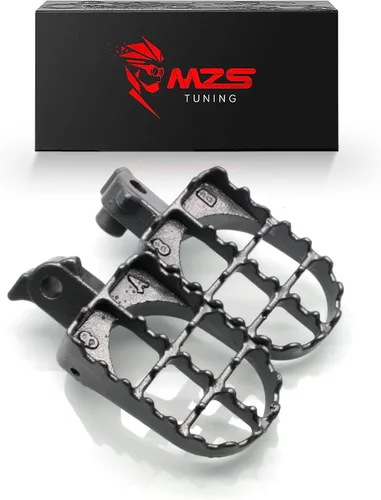 Miniatura 19 de MZS Estriberas para Dirt Bike, Estriberas CNC Motocross KLX 110 Reposapiés MX Pedal de Descanso Verde Compatible con KLX110 2002-2024 / KLX110L