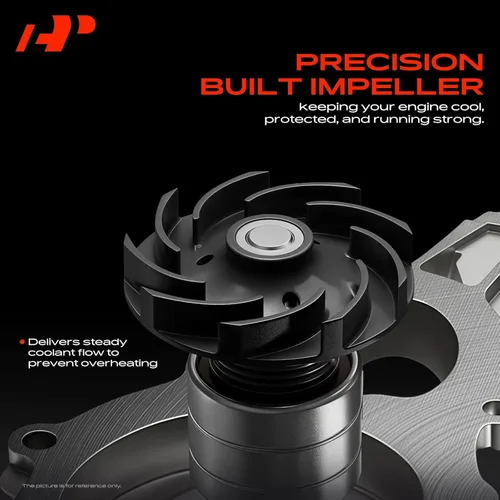 Miniatura 4 de A-Premium Bomba de agua compatible con Chevy Malibu 97-06, Lumina, Achieva y Buick Regal & Olds y Pontiac Grand Prix, Grand Am & Saturn y Cadillac
