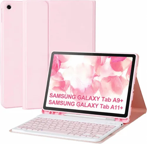 Miniatura 9 de Funda con teclado para Samsung Galaxy Tab A9+/Plus 11'' 2023(SM-X210/X216/X218), funda con teclado para Samsung Tab A9+ con soporte para S Pen
