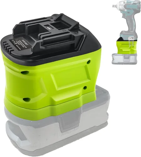 Miniatura 10 de Adaptador para Ryobi a para herramientas Dewalt, para Ryobi 18 V Convertidor de batería para reemplazar 20 V MAX DCB204 DCB207 DCB206 Batería