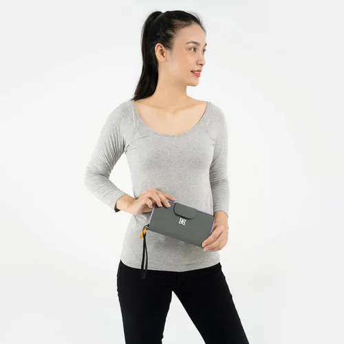 Miniatura 12 de Sherpani Tulum, cartera grande de nailon con cremallera alrededor, cartera con tarjetero organizador para mujer