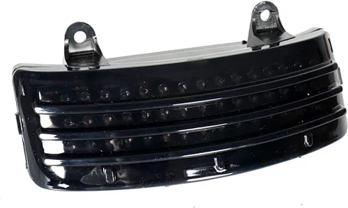 Luz LED de punta de guardabarros de freno trasero Tri-Bar para Harley Street Glide FLHX 2014-2021 (ahumado)