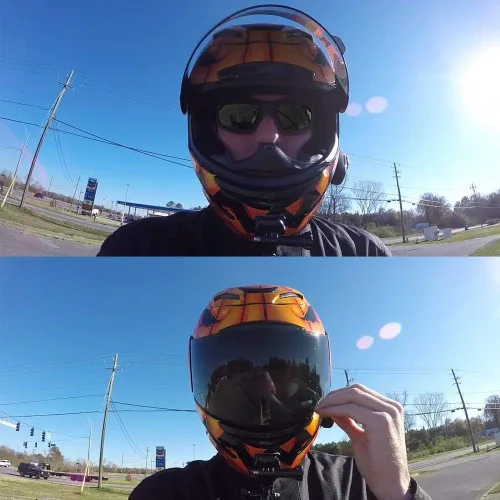 Miniatura 2 de TERAISE Gafas de equitación para motocicleta, gafas de esquí de seguridad ajustables