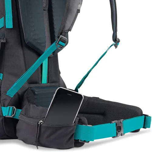 Miniatura 6 de High Sierra Pathway 2.0 Mochila con funda de almacenamiento de hidratación, para senderismo, ciclismo, camping, viajes, color negro, 75 L
