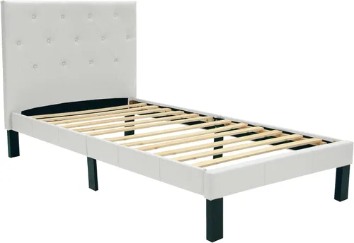Miniatura 10 de Poundex - Cama tapizada de poliuretano, Vinilo
