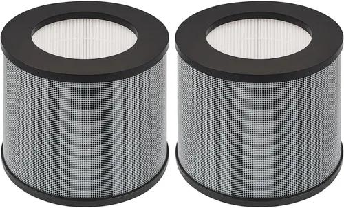 Miniatura 6 de Nispira TT-AP006 - Filtro de repuesto para purificador de aire TaoTronics 3 en 1, elimina el polvo de humo, compuestos orgánicos volátiles (COV), 1