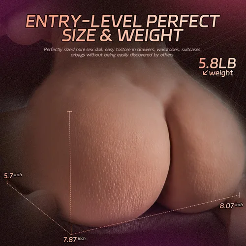 Miniatura 2 de Masturbador masculino muñeca sexual para hombres, coños de bolsillo, juguetes sexuales realistas para adultos, culo de nivel de entrada de 5.8