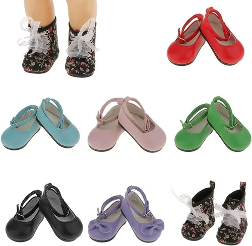 Miniatura 6 de Yiju Botas Zapatos para muñecas de 18
