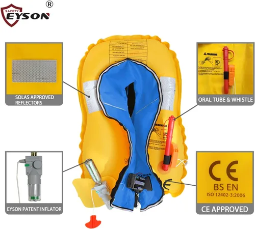 Miniatura 5 de Eyson Chaleco salvavidas inflable inflable para niño automático clásico