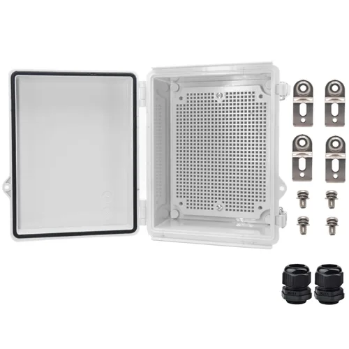 Miniatura 29 de Caja Eléctrica Impermeable para Exteriores Caja de Conexiones Resistente a la Intemperie IP67 Carcasa de Plástico ABS Caja de Proyecto