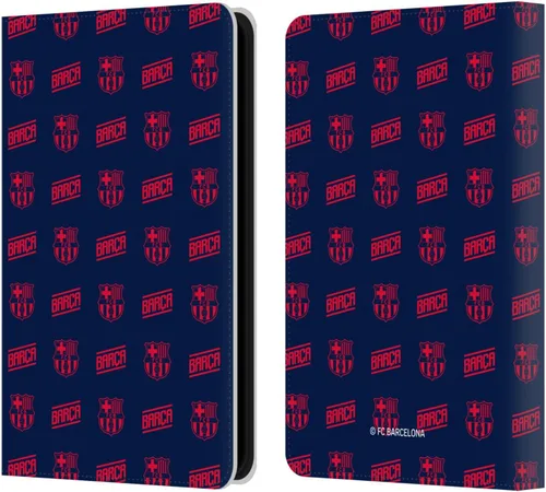 Miniatura 22 de Head Case Designs Funda de piel con licencia oficial del FC Barcelona Barca Crest Graphics compatible con Kindle Paperwhite 5 (2021)