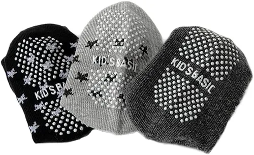 Miniatura 2 de Yenzat Calcetines antideslizantes con agarre para bebés, niños y niñas