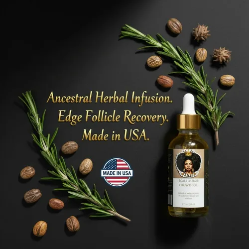 Miniatura 2 de AILES Biotin - Aceite capilar de romero para el crecimiento y engrosamiento del cabello, suero intenso para el cuero cabelludo con clavo, ricino