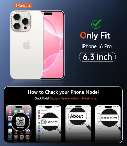 Miniatura 1059 de FNTCASE Funda para iPhone 13 Pro-Max: Fundas magnéticas transparentes compatibles con Magsafe Slim anti amarillamiento protección contra caídas