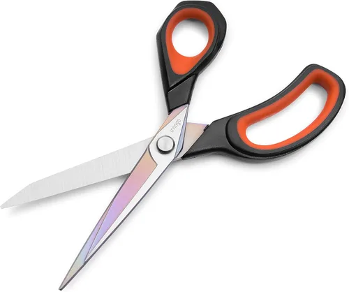 Miniatura 2 de LIVINGO Tijeras de Sastre Premium de Servicio Pesado Multiusos con Revestimiento de Titanio de Acero Inoxidable Forjado para Costura Tela Cuero