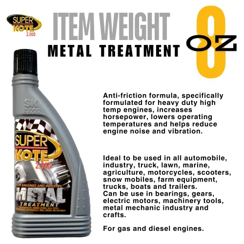 Miniatura 3 de Tratamiento de motor Superkote 2000, tratamiento de metal, súper lubricante, resistente, antifricción, tratamiento de metales del motor, lubricante