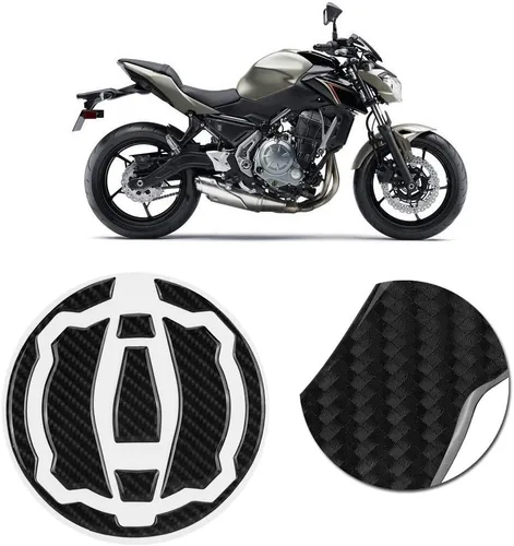 Miniatura 5 de Adhesivo de fibra de carbono para tapa de tanque de gasolina, cubierta de tapa de tanque de gasolina para motocicleta KAWASAKI Z900 Z650 2017-2018