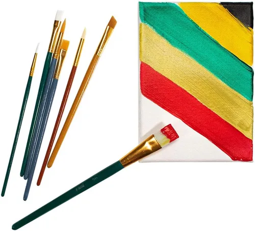 Miniatura 3 de CRAFT COUNTY Paquete de 1 lienzo estirado de gran valor: material fantástico para pintar con acrílico, óleo, colores al óleo mezclables con agua
