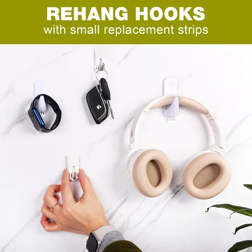Miniatura 5 de 24 tiras adhesivas XL, cinta adhesiva para paredes extraíbles, tiras adhesivas de pared resistentes, cintas adhesivas de pared, cintas adhesivas