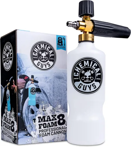 Chemical Guys EQP_310 TORQ Cañón de espuma profesional Max Foam 8, (ideal para automóviles, camiones, SUV, motocicletas, vehículos recreativos y