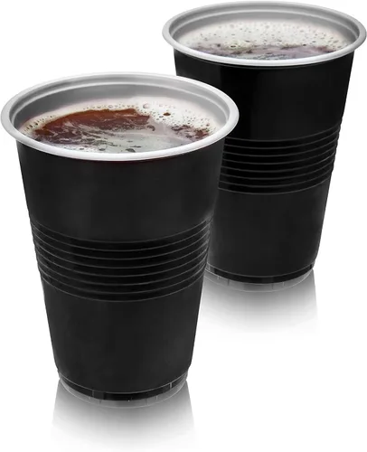Miniatura 10 de TRUE Vasos de plástico para cócteles, refrescos, café helado, té helado, pong de cerveza, vasos desechables para fiesta de cumpleaños, noches