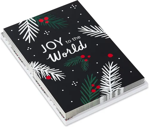 Miniatura 3 de Hallmark - Tarjetas de Navidad en caja, Alegría al mundo (16 tarjetas y sobres)