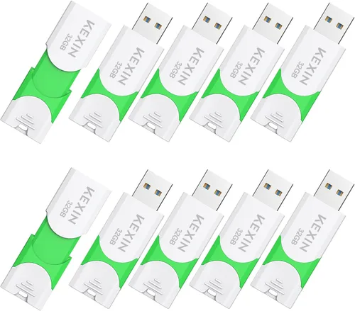 Miniatura 12 de KEXIN Unidad Flash de 8GB Paquete de 10 Unidad Flash USB 2.0 de 8 GB Unidad Thumb 2.0 Unidad USB a Granel Unidad Jump Giratoria Unidad Pen