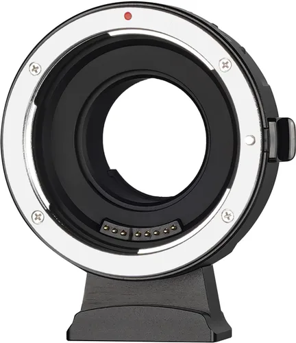 Adaptador de lentes de enfoque automático EF-M1 de metal compatible con lentes Canon EF para cámaras Iumix/oIympus/bmpcc Micro Cuatro Tercios (M4/3)