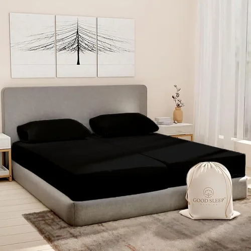 Miniatura 24 de Good Sleep Bedding Juego de sábanas tamaño individual, sábanas 100% algodón egipcio, suaves, 3 piezas, cama de calidad de hotel, juego de sábanas