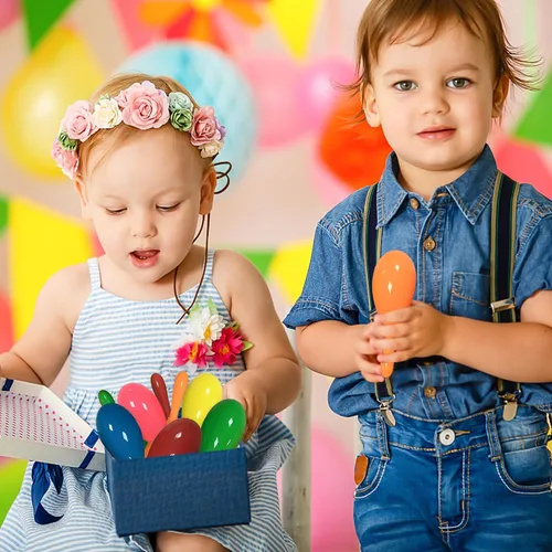 Miniatura 8 de 12 mini maracas para niños, maraca de plástico, regalos de fiesta para niños, fiesta del Cinco de Mayo, temática mexicana, suministros de fiesta