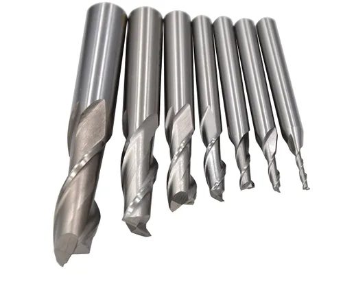 Miniatura 21 de Wokesi Ø5/16''×5/16''SHANK×3-1/2''OAL, extra largo, 4flauta, acero de alta velocidad, pulido completo, cortador de fresado de extremo cuadrado