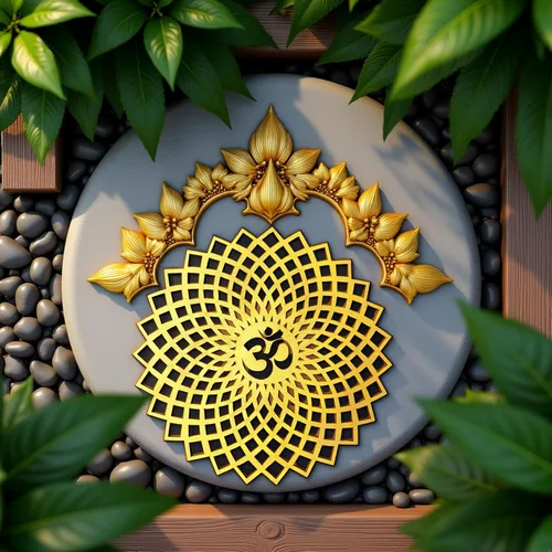 Miniatura 16 de My Dream Carts Black Round Decorative Wall Art Mdf Wooden Chakra For Temple, Living Room, Office, Hotel, Home Decor Items, Gift Item, Mandala Wall