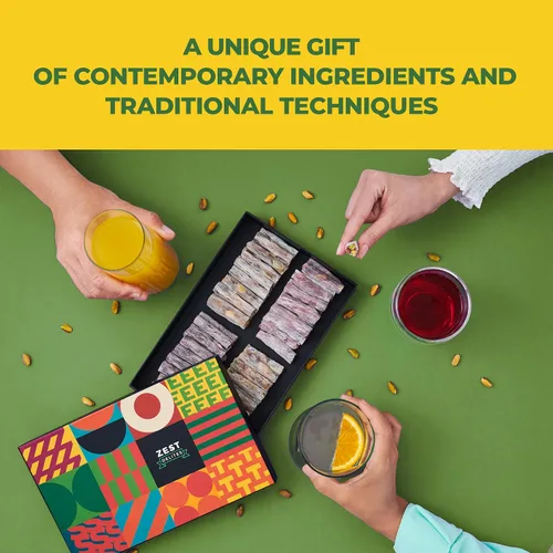 Miniatura 8 de Zest Delites Turkish Delights Candy con maravillosos pistachos, regalos de comida de lujo de 8.82 onzas, aperitivos gourmet, aperitivos sin gluten