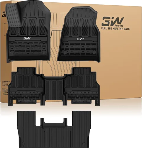 Miniatura 15 de 3W Forro de carga de ajuste personalizado para Jeep Wrangler 4XE 2021 2022 2023 2024 2025 híbrido de 4 puertas (No JL ni JK), tapete de maletero