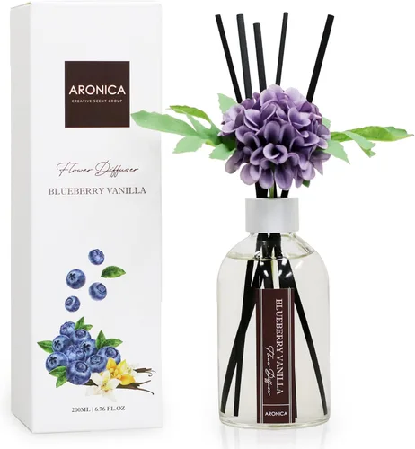 Miniatura 46 de Aronica Difusor de Aroma de Canela para Cocina, Decoraciones de Oficina, Aroma de Vainilla y Canela, Difusor de Varillas de Flores, Aroma en Canela