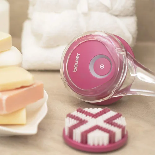 Miniatura 5 de Beurer FC55 - Limpiador corporal eléctrico para exfoliación y masaje, resistente al agua para ducharse, inalámbrico y recargable, cepillo giratorio