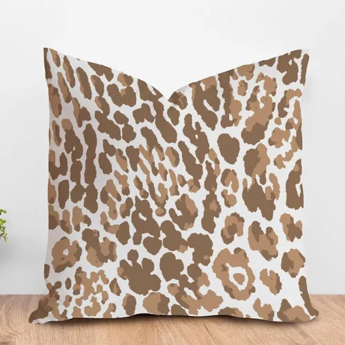 Miniatura 67 de ArogGeld Funda de almohada para sofá, guepardo y leopardo, estampado de leopardo, funda de cojín decorativa de granja para sala de estar