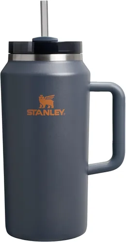 Miniatura 50 de Stanley Quencher H2.0 - Vaso de acero inoxidable con asa, pajilla y tapa FlowState giratoria de 3 posiciones; aislamiento térmico, sin BPA; apto