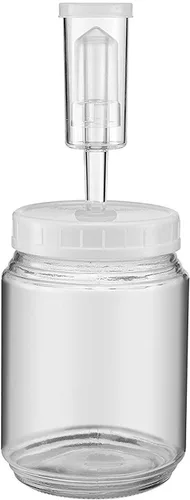 Miniatura 2 de Paquete de 6 candados de aire sin BPA para fermentación, elaboración de cerveza, cerveza, vino, chucrut, kimchi y otros proyectos de fermentación
