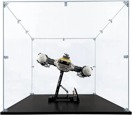 Miniatura 3 de Vitrina acrílica compatible con LEGO Y-Wing Starfighter #75181, vitrina a prueba de polvo (solo funda) (juegos de Lego no incluidos)
