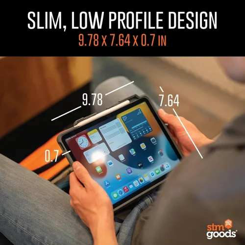 Miniatura 7 de STM Dux Plus para iPad Air de 11 pulgadas (M4/M3/M2/5ª/4ª generación): ultra protector, ligero con parte trasera transparente, soporte para lápiz