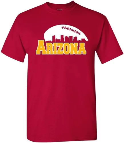 Miniatura 7 de Xtreme Apparrel City Skyline - Camiseta de hombre para los aficionados al fútbol americano Baltimore - Camisa púrpura