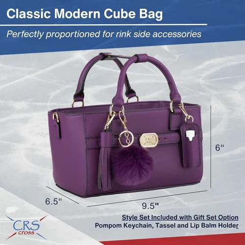 Miniatura 12 de CRS Cross Rink Side Tote. Ice Skating Accessory Bag-Figure Skating, Roller, Inline Skaters, Dance, Cheer.Organizes Guards Water Bottle Phone