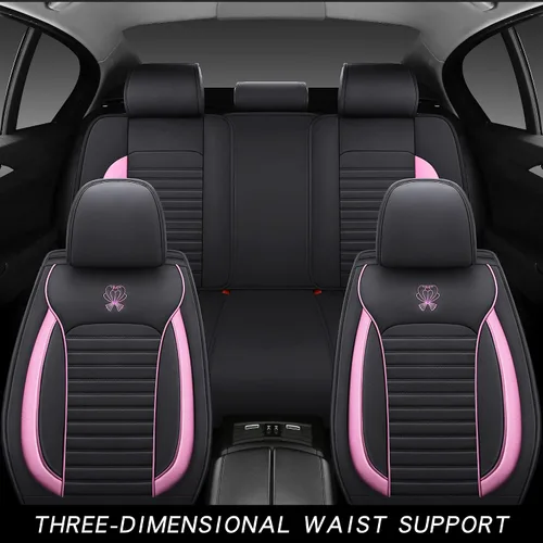 Miniatura 7 de Fundas de Asiento de Coche de Piel, Juego Completo de Fundas de Asiento de Cobertura Total, Fundas de Asiento Automotrices Universales para Coches