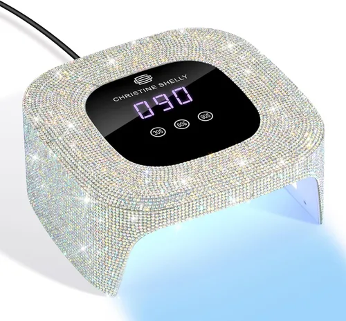Miniatura 9 de UV Nail Lamp, UV Light for Gel Nails,48W Plug-in Mini Diamond Nail Lamp Nail Dryer with Touch Control Auto Sensor and 3 Timer Settings Nail Light